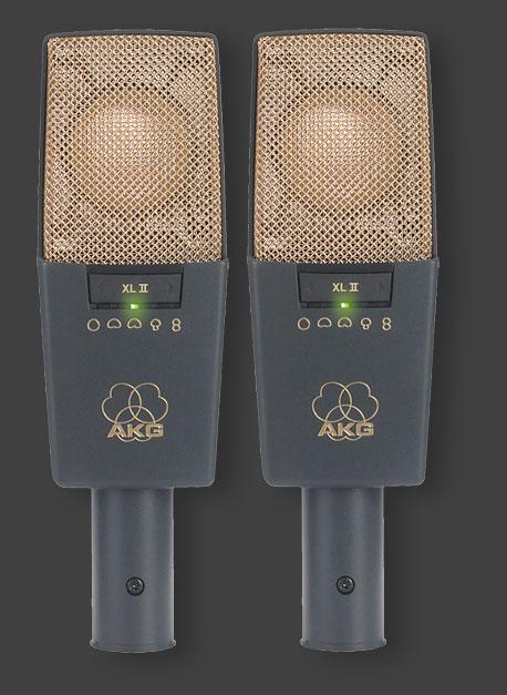 AKG C 414 B-XLIIs (stereo pair)